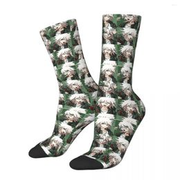 Men's Socks Nagito Komaeda Danganronpa Unisex Bonnet Winter Warm Happy Street Style Crazy