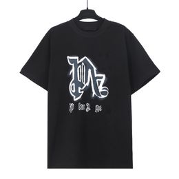 Letter Printing Oversized Hip Hop T-shirt Men Women Summer Short Sleeved Cotton Tee Shirts Streetwear Clothes