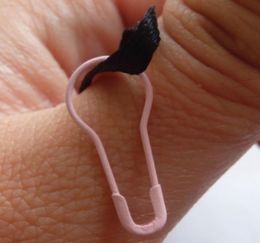 1000 pcs 22mm pink Colour Pear Shaped Hang Tag Safety Pins For Knitting hang tags DIY craft5308416