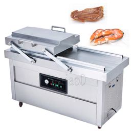 Food Vacuum Packing Machine Commercial Vacuum Sealer DZ-400/2S Kitchen Meat Bag Packaging Food Saver Sealing Machine