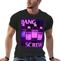 Men's Tank Tops Bang Screw T-Shirt Quick Drying Shirt Anime Boys Animal Print Mens Funny T Shirts