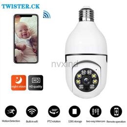 IP Cameras New Bulb Safety Camera Wireless Outdoor 2.4G WiFi IP Camera for Home Safety IPC Motion Detection Bidirectional Audio d240510
