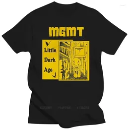 Men's Tank Tops Fashion Mens T-shirts Casual Top Mgmt Litle Dark Age Size S-2Xl Black Colour Digital Printed Tee Shirt Summer Unisex Short