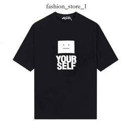 Acne Studio Streetwear Summer T Shirt Men Designer Tshirt Fashion Print Graphic Tee Shirt Maglietta Camiseta Hombre Acnes Studio Shirt 981
