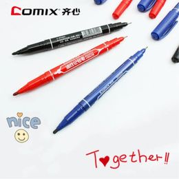 12box Permanent Marker Pen Fine Point Waterproof oily Ink Thin Nib Crude Black Blue Red 05mm Colour Pens 240430