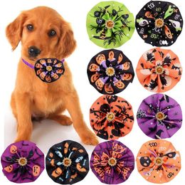 Dog Apparel 20 Pack Pet Bow Tie Halloween Collars Decorations For Grooming Accessories Puppy Kitten Pograph Supplies