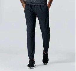 Lu L Jogger Long Pants Sport Outfit Outdoor City Sweat Yogo Gym Pockets Sweatpants Byxor Mens Mens Casual Elastic Midje Workout 55113ess