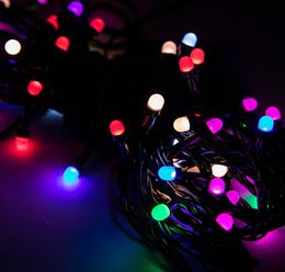 Christmas Day Decoration Lights LED Remote Control Colourful Light String Energy Conservation Romantic Fog Bubble Strings Lamp 11xc4020569
