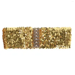 Belts Sequin Belt For Dress Stretchy Women Fashion Decorative Waist European And American