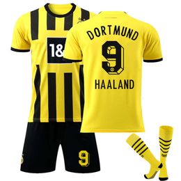 Soccer Sets/Tracksuits Mens Tracksuits 2223 season dote Jersey Harland No. 9 adult match team kit childrens 11 Royce football kit