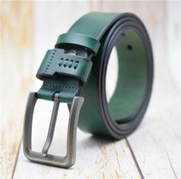 Belts Genuine Leather Belt Man Purplegreenbluecoffeeblackred Men Designer Cummerbunds Large Size 95 130CM Waist Male G2211012763301