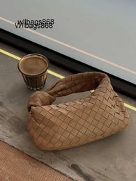 Italy Jodie Hangbag Bottegaavenetes Bvs New Cowhide Classic Woven Mini Underarm Bag Womens Handbag Fashion Casual Bag Knot Bag