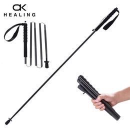 115g Super Light Weight Trekking Poles Foldable 5Sections Hiking Sticks Climbing Collapsible Nordic Walking 240425