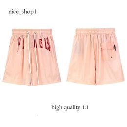 Palm Angle Shorts 2024 New Shorts Mens Solid Colour Short Letter Printing Strip Webbing Refreshing And Breathable Five-Point Clothes Summer Beach Clothing 3889