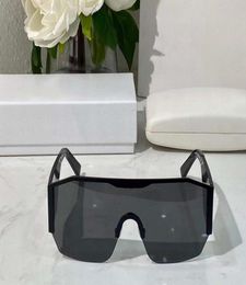 Summer Shield Sunglasses 2220 Black Grey Lens Rimless Sunglasses gafas de sol Men Sun glasses Vintage Shades with Box2843074