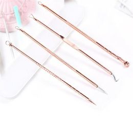 Health Beauty 4 pcs Acne Blackhead Removal Needles Pimple Acne Extractor Black Head Pore Cleaner Deep Cleansing Tool Skin Care1825063