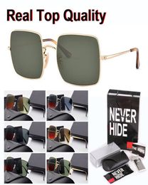 Brand design sunglasses men women glass lens square fashion Sun Glasses De Sol with original box, packages, accessories, everything!4965079