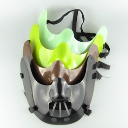 Half Face Movie Mouth Lock Masks For Men Glisten Masquerade Decorations Halloween Party Mask Supplier