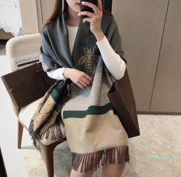 luxury Fashion designer winter cashmere scarf women 2021 letter flower silk lace Ring luxury scarf 180 65cm4869848