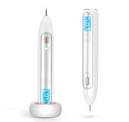 Wireless Rechargeable Dark Spots Mole Freckle Tattoo Wart Removal Pen Skin Tag Spot Eraser with LCD Screen and Spotlight7454518