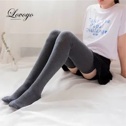 Women Socks Woman 80CM High Sexy Over Knee Cotton Thigh Stockings For Ladies Winter Warm 31.5in Stocking Girls