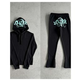 New Syna High Quality Tracksuit Sweater Set Street Uk Drill European and American Trendy Brand Cee Same Style