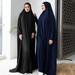 Ethnic Clothing Muslim Plain Prayer Hijab Dress Turkey Soft Abaya Women Loose Islamic Long Abayas