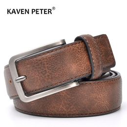 Accessories For Men Gents Leather Belt Trouser Waistband Stylish Casual Belts With Black Grey Dark Brown And Colour 220402 259Z