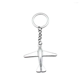 Keychains 1pcs Aeroplane Charms Motorcycle Keychain Accessories For Women Jewellery Tools Crafts Ring Size 28mm