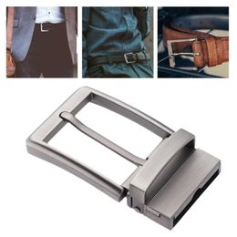 Belts Mens Metal Reversible Belt Buckle Replacement Pin Rectangle