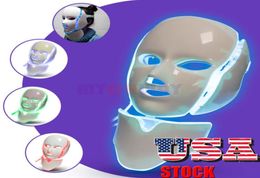 7 Colour LED Pon Skin Rejuvenation FacialNeck Beauty Mask PDT Machine3580176