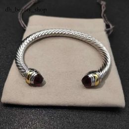 dy Bracelet Trendy Retro Style Bracelet Designer David Yurma Bracelet 925 Silver Bracelet Simple Designer Jewelry 24ss 147