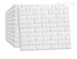 3D Tile Brick Wall Sticker Living room Selfadhesive Waterproof Foam Panel Backdrop Decor DIY Decals home decoration3036554