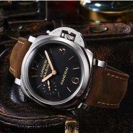 Female Wrist Watch Panerai Swiss Watch Luminor 1950 Series PAM00422 Bubble Mirror Gold Needle Sandwich Plate Manual Mechanical Waterproof Mens Watch