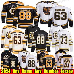 ＃88 David Pastrnak Boston Hockey Jersey＃63 Brad Marchand Patrice Bergeron Charlie McAvoy Jake Debrusk Shattenkirk Jeremy Linus Ullmark Bruins Jerseys