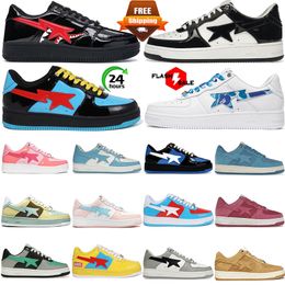 Free Shipping designer Casual Shoes outdoor mens womens Low platform shark Black Camo bule Beige Suede sports sneakers trainers running Tennis shoes size 5.5-11