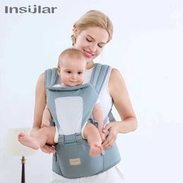 Carriers Slings Backpacks Insular Baby Carrier Front Facing Hipseat Kangaroo Ergonomic Baby Sling Carriers for Newborn Toddler Kids Loading Bear 20Kg T240509