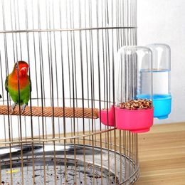 Other Bird Supplies 200ML Feeder Transparent Parrot Drinking Cup Automatic Water Dispenser For Pets