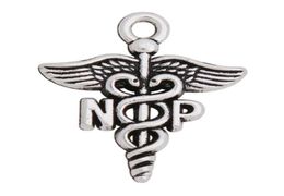 Alloy Medical Caduceus Charm Vintage Nurse Practitioner NP Jewellery DIY Charms 1822mm AAC16196027251