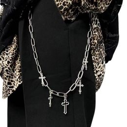 Belts For Cross Chain Pants Rock Metal Waist Charm Jeans Chains Fashion Ornament