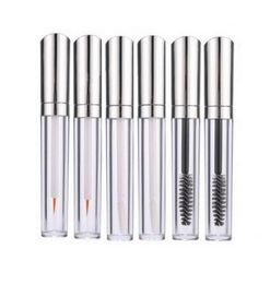 5ml High Quality Silver Mascara abottle Empty Eyelash Growth Liquid Bottle Liquid Eyeliner Tube Cosmetic Container F201716842377020