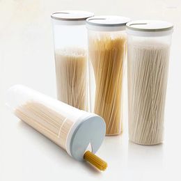 Storage Bottles Spaghetti Box Noodle Airtight Multi-functional Organizer Kitchen Grain Food Container