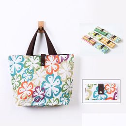 Storage Bags Portable Oxford Cloth Shop Bag Sturdy Large Cartoon Tote Travel Grocery Drop Delivery Home Garden Housekeeping Organizati Dhhob