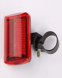 Bike Bicycle 5 LED Rear Tail Light Cycling Red Light MTB Bike Safety Warning Flashing Lights Without Battery1013195