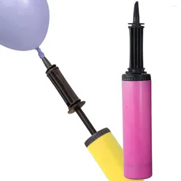 Party Decoration Plastic Manual Balloon Pump Easy To Use Random Colour Inflator Balloons Supplies Birthday Decorations.