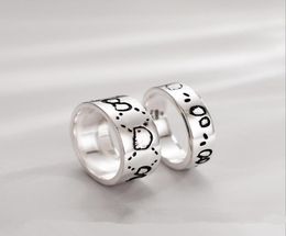 Skull Stainless Steel Band Ring Classic Women Couple Party Wedding Jewelry Men Punk Rings Size 5118245541