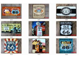 ROUTE 66 Tin Sign Metal Plate Iron Painting Kids Room Wall Bar Coffee Home Art Craft Decor 30X20CM JK2006XB7752311