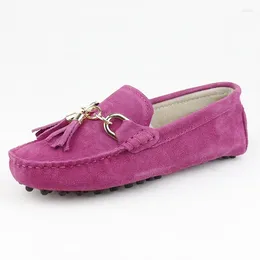 Casual Shoes Top Quality Genuine Leather Women Comfortable Soft Moccasins Ladies Flats Driving Loafers Office Flat