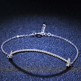 Glamorous Bracelet for Urban Beauty 925 Silver Bracelet Smile Simple Womens with common tifanlly