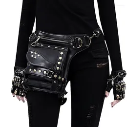 Waist Bags Vintage Steampunk Bag Steam Punk Retro Rock Gothic Drop Leg Goth Shoulder Packs Victorian Style Women